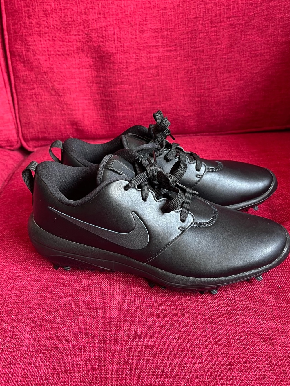 Nike Roshe G Golf Shoes Men’s Size 9 Black Golf Spikes  New never worn